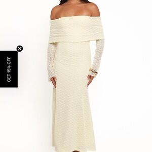 Petal & Pup Wilma Off-Shoulder Dress NWT
